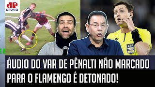 quotÉ UMA PALHAÇADA EU FICO ENOJADO Cara esse ÁUDIO DO VARquot PÊNALTI em Galo x Flamengo REVOLTA [upl. by Ococ]