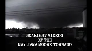 Scariest Tornado Videos of the May 1999 Moore Oklahoma F5 Tornado [upl. by Margarete]