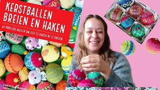 NIEUW BOEK Kerstballen Breien en Haken [upl. by Eusassilem282]