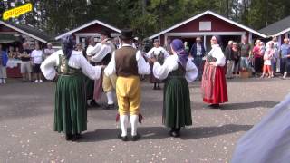 Folk dance quotTrekarlspolskaquot med quotHembygdsgillet  Malmöquot 10082013 [upl. by Aniral]