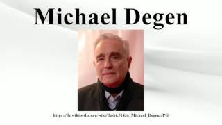 Michael Degen [upl. by Airla49]