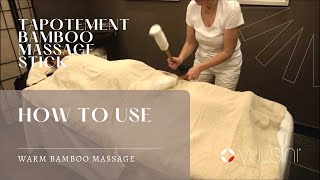 How to use Tapotement Bamboo Massage Sticks [upl. by Ithaman869]