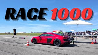 BEST OF RACE 1000 DRAG RACING SUMMER 2024  2500HP Audi R8 1500HP 911 Turbo 1250HP Golf R32 Turbo [upl. by Nedi]