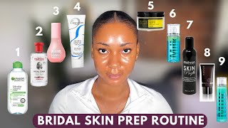 UPDATED BRIDAL SKIN PREP ROUTINE FOR 2023 [upl. by Zetrauq]