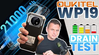 OUKITEL WP19 21000mAh BATTERY DRAIN TEST 🪫 [upl. by Hammerskjold]