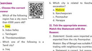 Ancient Cities of Tamilagam Book Back Question and AnswersClass 6HistorySamacheerPART 3 [upl. by Carpet]