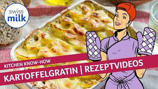 Metas Classics Wie kann man ein Kartoffelgratin selber machen  Rezeptvideo  Swissmilk 2013 [upl. by Dodie189]