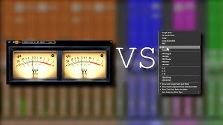 Waves VU Meter vs Pro Tools 12 Fader Meter in VU mode [upl. by Tessie]