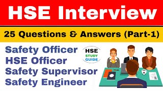 HSE Officer interview questions and answers Part1  Safety officer interview questions for fresher [upl. by Ydnahs]