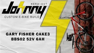 Custom Ebike Build Gary Fisher cake3 bbs02 52v 6ah [upl. by Fidellia]