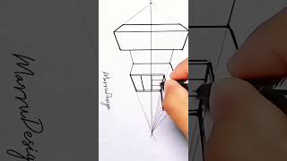 📌Detailed kitchen cabinet design drawing ❗design drawing painting shortvideo interiordesign [upl. by Abey476]