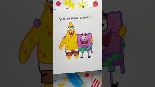 Meilleur duo 👑 dessin shortsart bobleponge spongebob [upl. by Annia510]