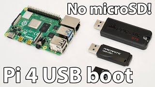 Raspberry Pi 4 USB Boot is official Howto [upl. by Hajed]