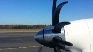 Braathens Regional  Saab 2000 Turboprop takeoff [upl. by Melania]