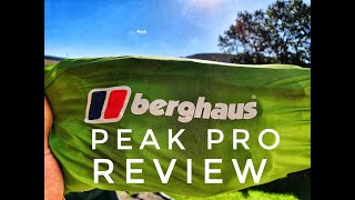 Berghaus Peak Pro Sleeping pad Review [upl. by Morgana]