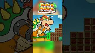 Super Bowser Bros Level 3  mario papermario shorts [upl. by Sayres]