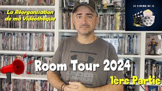 REORGANISATION DE MA VIDEOTHEQUE amp ROOM TOUR 2024  1ERE PARTIE CINEJC [upl. by Anaoy]