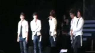 091002 DBSK talk in chinese Fancam [upl. by Aelegna]