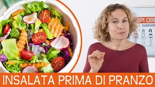 INSALATA MISTA prima del pranzo 8 benefici immediati per il tuo Biotipo Oberhammer [upl. by Rehteh797]