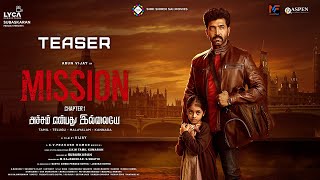 Mission Chapter 1 Teaser Tamil  Arun Vijay  Amy Jackson  Vijay  Subaskaran  Lyca Productions [upl. by Irik194]