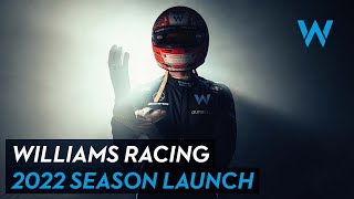 2022 Season Launch  Williams Racing [upl. by Swisher]