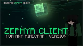 HACK CLIENT FOR ANY VERSION MINECRAFT BEDROCK ✨  ZEPHYR HACK CLIENT MINECRAFT 12080 [upl. by Crispin]