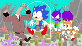 Underwater Giant Scatman Heavy vs Sonic gets Saved  Season 3 [upl. by Erikson]