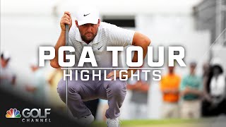 2024 Tour Championship Round 3  PGA Tour Highlights  Golf Channel [upl. by Aneehsyt]