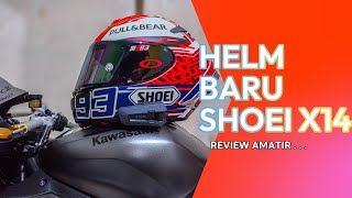 REVIEW SHOEI X14 MARC MARQUEZ 5 TC 1 [upl. by Avehsile]