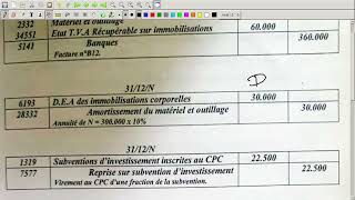 Comptabilité Approfondie Vidéo 19  Exercices Corrigés [upl. by Guss]