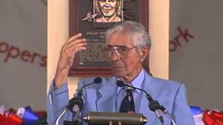 Phil Rizzuto 1994 Hall of Fame Induction Speech [upl. by Mungovan]