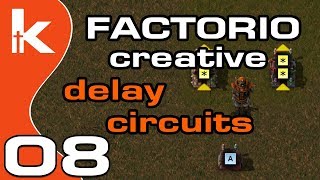 Factorio Circuit SR Latch Counter and Edge Detection  Factorio Creative Ep 8 [upl. by Nylrak]