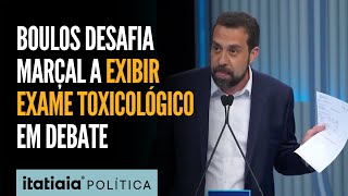 DEBATE EM SP BOULOS QUEBRA REGRA E DESAFIA MARÇAL A EXIBIR EXAME TOXICOLÓGICO [upl. by Kolnos]