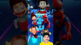 Paw Patrol Scary Ryder vs Vlad and Niki vs Spiderman x Coffin Dance Tiles Hop coffindance tileshop [upl. by Veradis593]