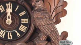 862485T 8 Day Hunters Live Animals Musical Cuckoo Clock [upl. by Ellebana]