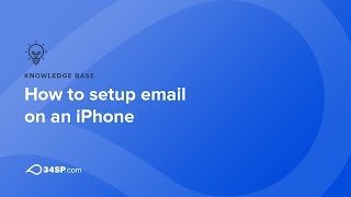 How to setup email on an iPhone [upl. by Iruahs]