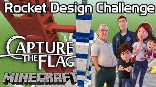 Minecraft Capture The Flag  Rocket Design Challenge Level 12 Ad [upl. by Elohcan828]