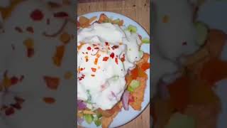 Nachos recipe Nachos chaat with mayonnaiseby flavor files12 youtubeshorts food asmr [upl. by Olegna911]