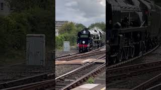 Clan Line at Exeter St David’s 121024 [upl. by Aicertal994]