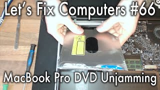 LFC66  MacBook Pro DVD drive Jamming [upl. by Papp]