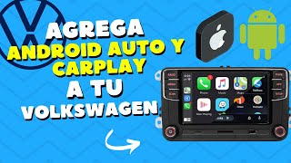 Instalación PASO A PASO RCD360 Android Auto CarPlay a Volkswagen Jetta Vento Golf MK5 MK6 [upl. by Daeriam763]