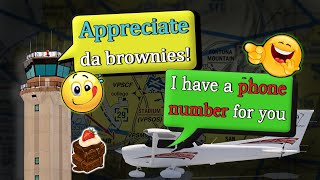 quotThe dreaded phone callquot  Lovely chatting between Pilot and ATC [upl. by Nolie]