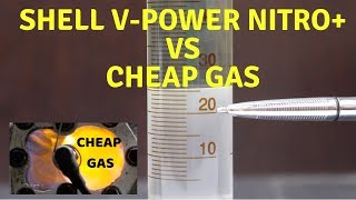 Shell VPower NiTRO vs Cheap Gasoline Is it better Lets find out [upl. by Arihs]