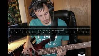 Mayday Parade  12 Through 15 Bass Playthrough w Tabs [upl. by Mary]