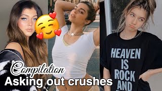 Asking Out My Crush Gone Right Compilation  Tik Tok Valentines Day Compilation [upl. by Eardnoed]