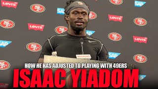 Isaac Yiadom FIRST Interview What Hes Sees In 49ers Wide Receivers [upl. by Wexler543]