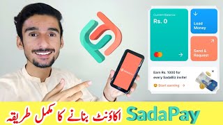 SadaPay Account banane ka tarika 2024 [upl. by Lanor]