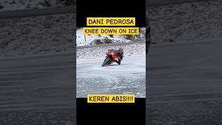 Keren Abis aksi Dani Pedrosa knee down on ice motogp danipedrosa ktm [upl. by Ahsotan]