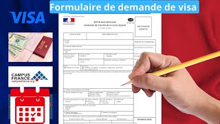 Comment remplir le formulaire de demande de visa sur Francevisa  Nouvelle méthode 2024 [upl. by Hervey]