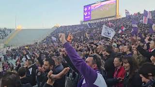 Fiorentina 3 Verona 1 Kean  Serdar Moise Kean 10 Novembre 2024 curva Ferrovia Fiesole [upl. by Artied419]